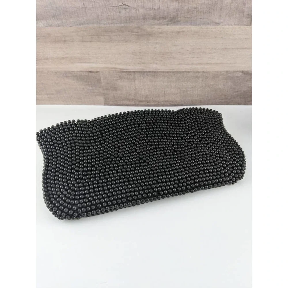 Beautiful Black Beaded Clutch
